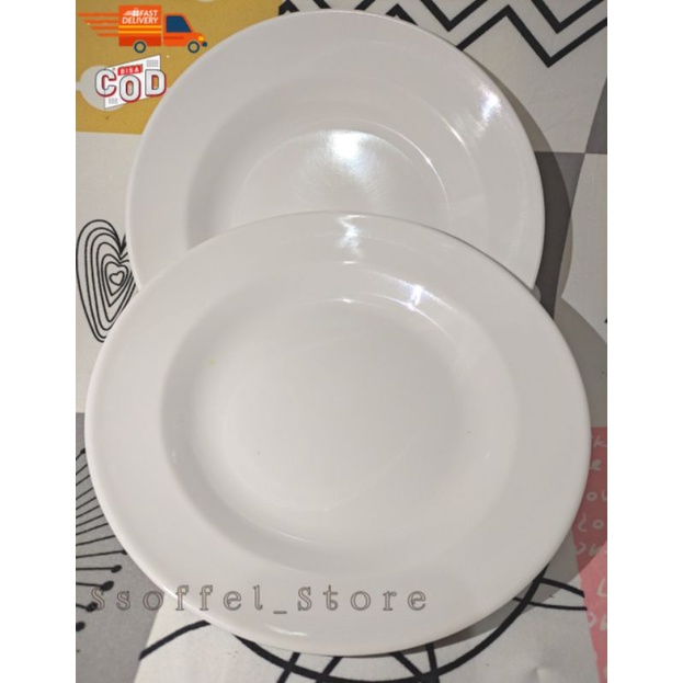 TERMURAH PIRING KHUSUS MAKAN ASLI MELAMIN ISI 12pcs / 1 Lusin