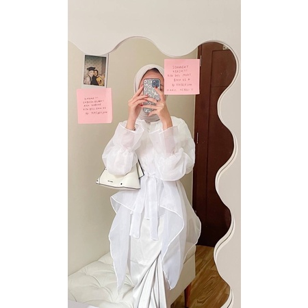 MIURA OUTER KEBAYA ORGANZA MODERN (1 SET SUDAH TERMASUK OUTER) INNER BISA REQ HIJAB / NON HIJAB