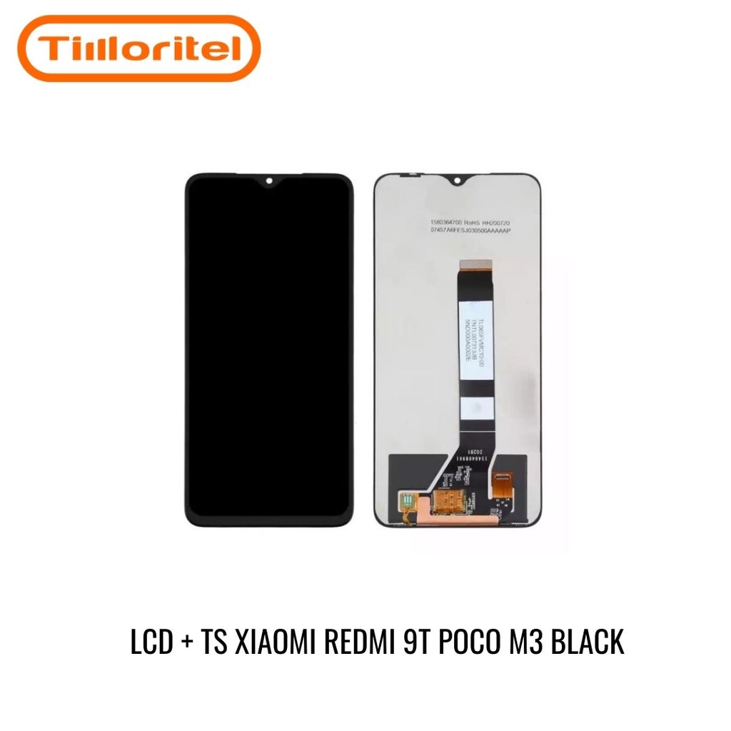 LCD TS XIAOMI REDMI 9T POCO M3 BLACK