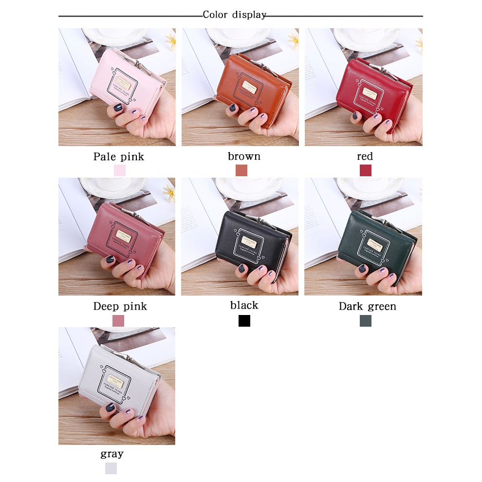 (27AN.ID) COD Forever young Polos F8  Dompet Wanita Import Real Pic dompet wanita import  mini C11-7