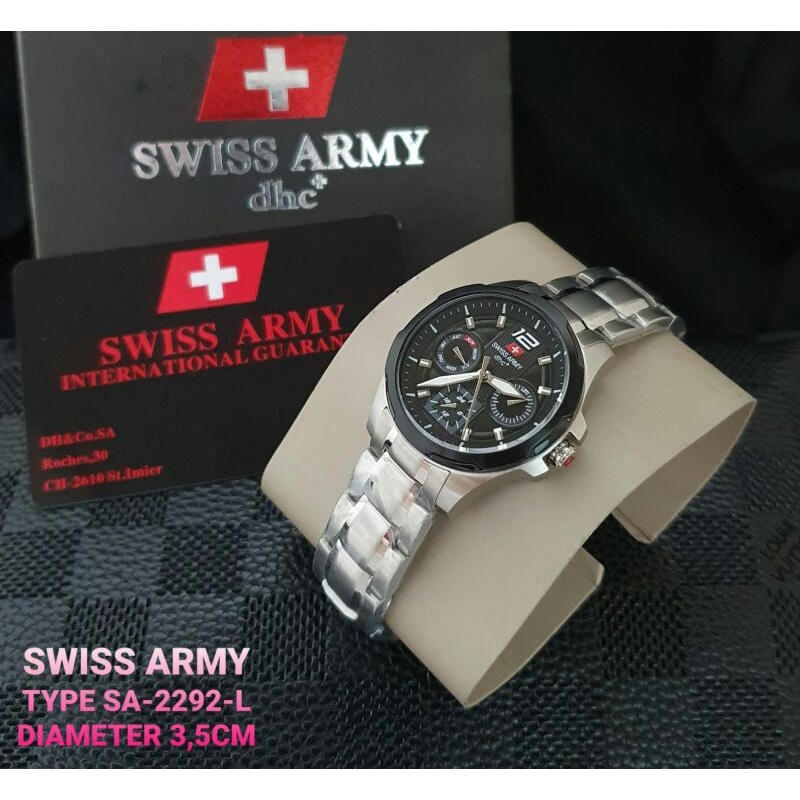 jam tangan wanita army sa 2292L all stainless fulset box origonal