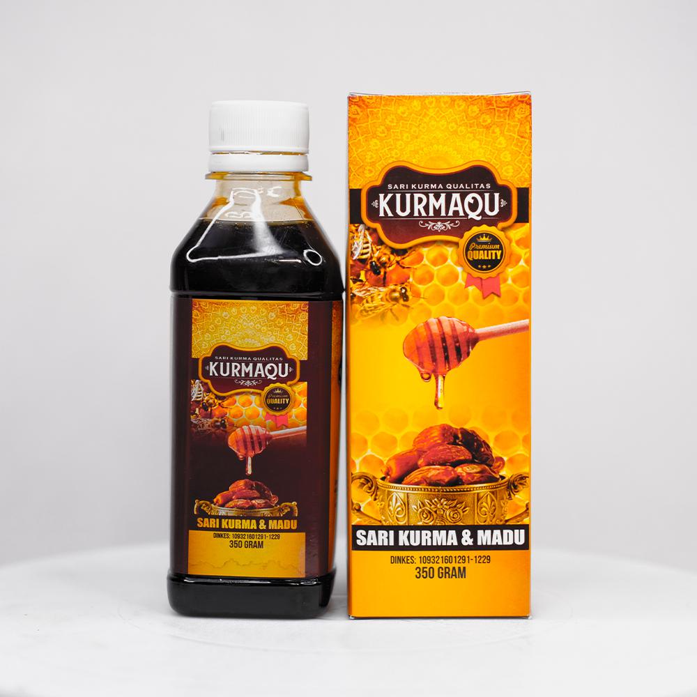 Madu Obat Penghilang Bau Mulut dan Nafas Permanen Aman Untuk Anak Dan Dewasa KurmaQu Sari Kurma Plus Madu 100% Original Bpom dan Halal MUI