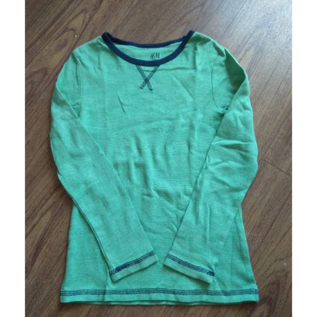 Preloved kaos lengan panjang anak laki-laki H& M branded original