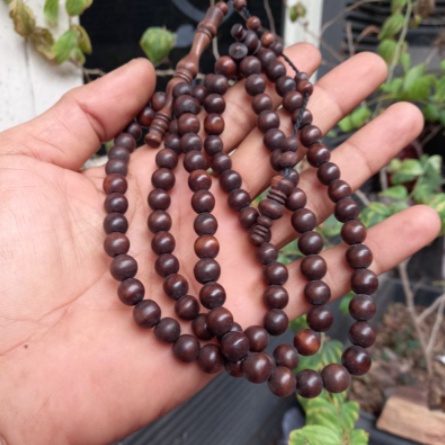 Tasbih stigi asli 8mm tasbih tasbih stigi laut tasbih kayu stigi asli tasbih stigi hitam