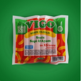 

Vigo Sosis Kombinasi Ayam Sapi isi 15