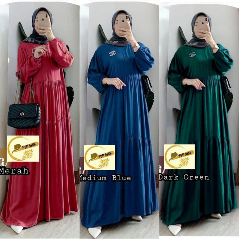 Baju Gamis Wanita Terbaru gamis rayon premium gamis susun rayon premium