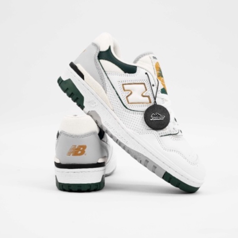 New Balance 550 White Green Yellow