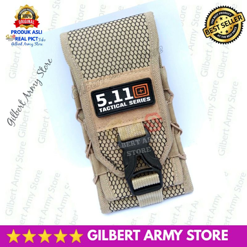 sarung hp android Motif Army Tactical Hitam loreng acupat hijau tan gurun GILBERT ARMY STORE Murah