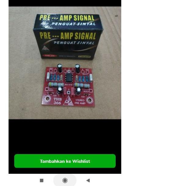✥ Kit Pre amp penguat input audio CKJ THB 366 / kit Preamp audio CKJ THB366 ✦