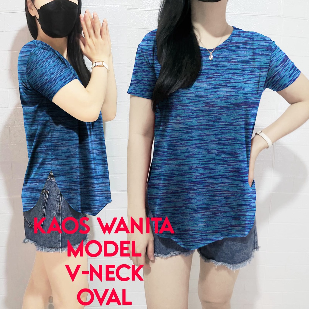 kaos polos twist wanita t shirt kaos wanita atasan polos