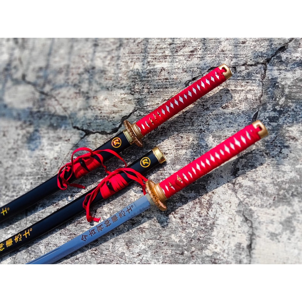 Koleksi Katana Samurai The Last Red Gold Klontong