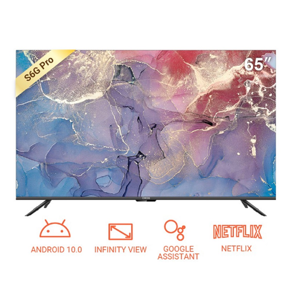 Coocaa 65 Inch 4k Android 10 0 Netflix Youtube Dolby Vision Shopee Indonesia