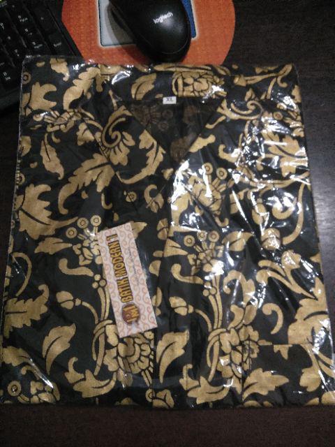 Batik Modern Original Kemeja Batik Pria Motif Bakung Lengan Pendek Batik Pria Batik Couple Risna 678