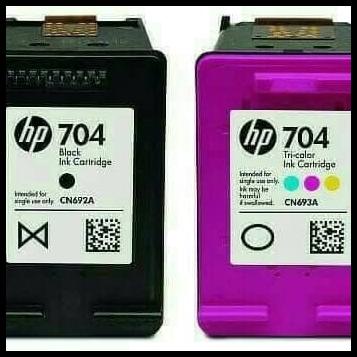 Catridge Tinta Hp 704 Black&Colour Bekas/Kosongan