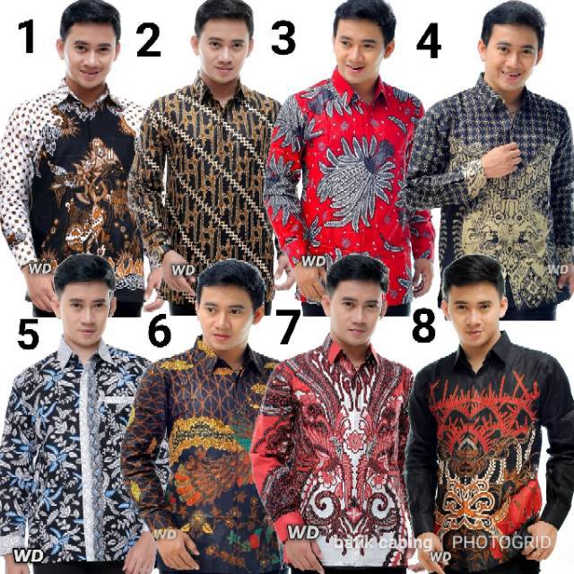 KEMEJA BATIK LENGAN PANJANG MOTIF TERBARU TERLARIS  BATIK PEKALONGAN BHN KATUN HALUS SOLO YOGYAKARTA