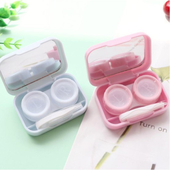 Tempat Kotak Softlens Karakter Pastel Bunga