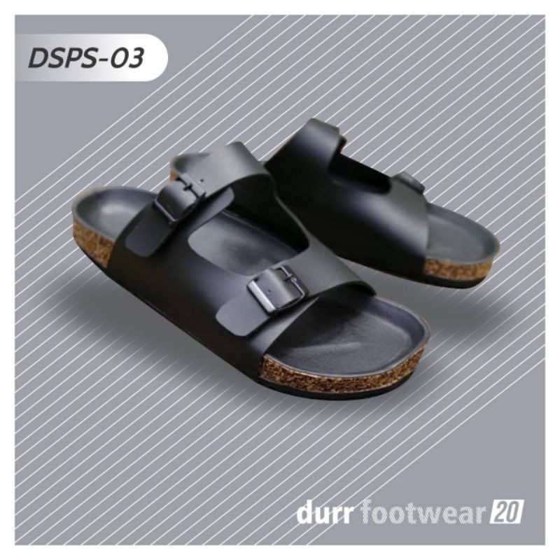 Sandal puyuh Cowok Slides casual, Sandal pria kulit, Sandal durr footwear 20 original