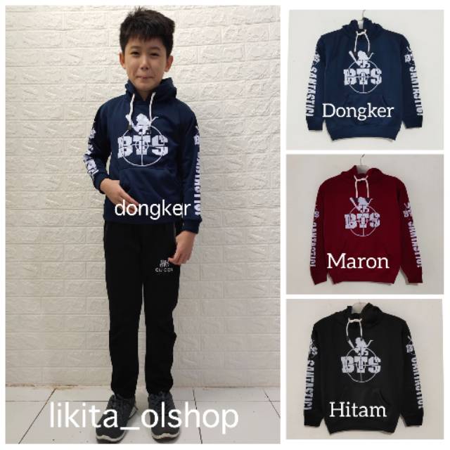 JAKET SWEATER DISTRO ANAK/BTS KOREA/MODE KEKINIAN