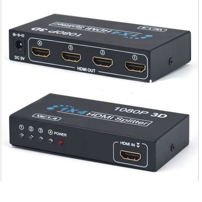 HDMI Splitter / Spliter Cabang 4 Port