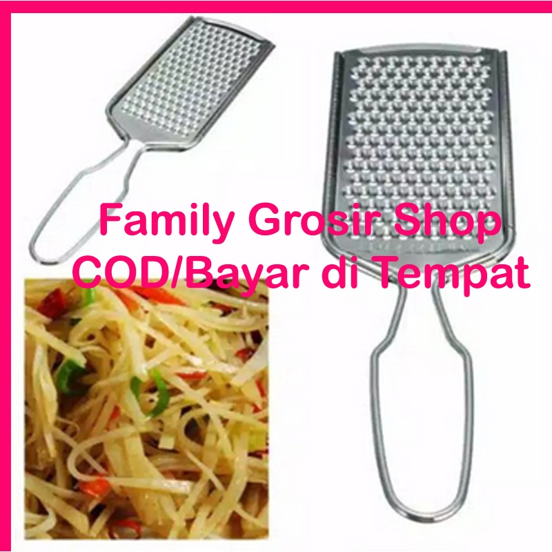 Parutan keju 3in1 Stainless Steel, Sayur, kentang, bawang dll