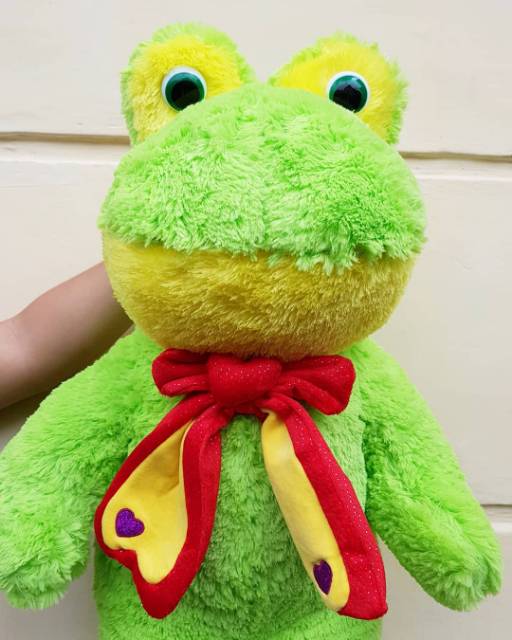 Boneka jumbo keropi big pummy green