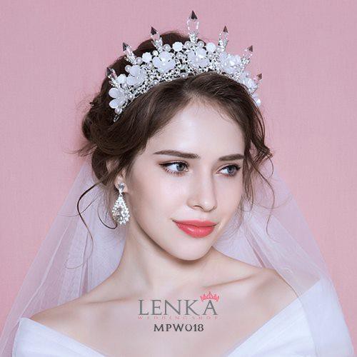 [PRODUK TERBATAS] HEADPIECE MAHKOTA PENGANTIN WANITA AKSESORIS WEDDING MPW018