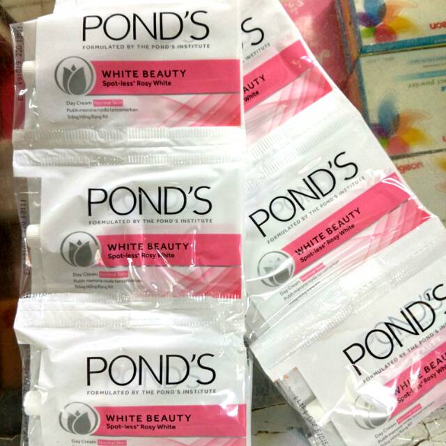 Ponds white beauty day cream sachet isi 12pcs. | Shopee