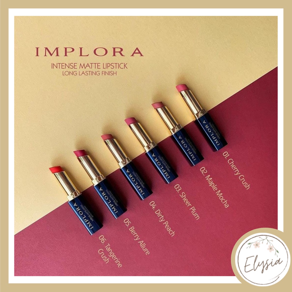 [SALE] Implora Lipstick Lipstik Intense Matte // IMP INTENSE 4.9