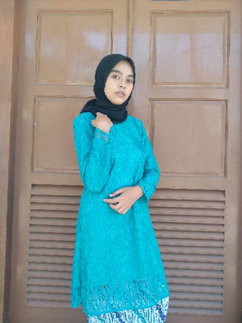 Set Baju kurung tosca Fitiya tosca