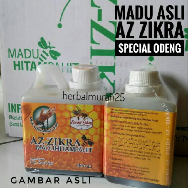 

Madu Hitam Pahit Azzikra special odeng madu odeng Az zikra asli