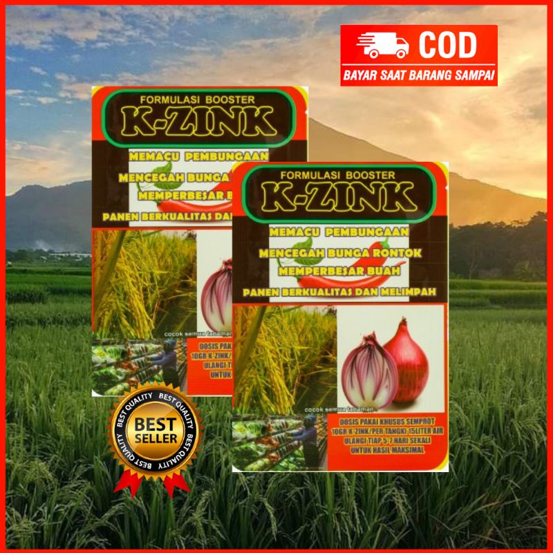 [Pupuk Terlaris] K-zink Booster pupuk khusus untuk buah 150gr