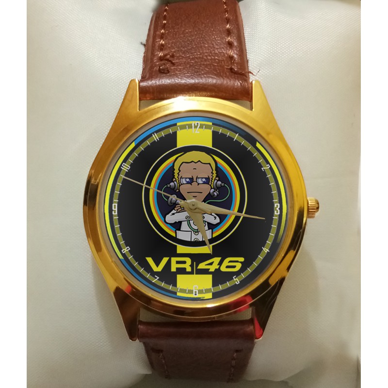 Jam Tangan Wanita Rubber Custom VR46 Terbaru dan Termurah