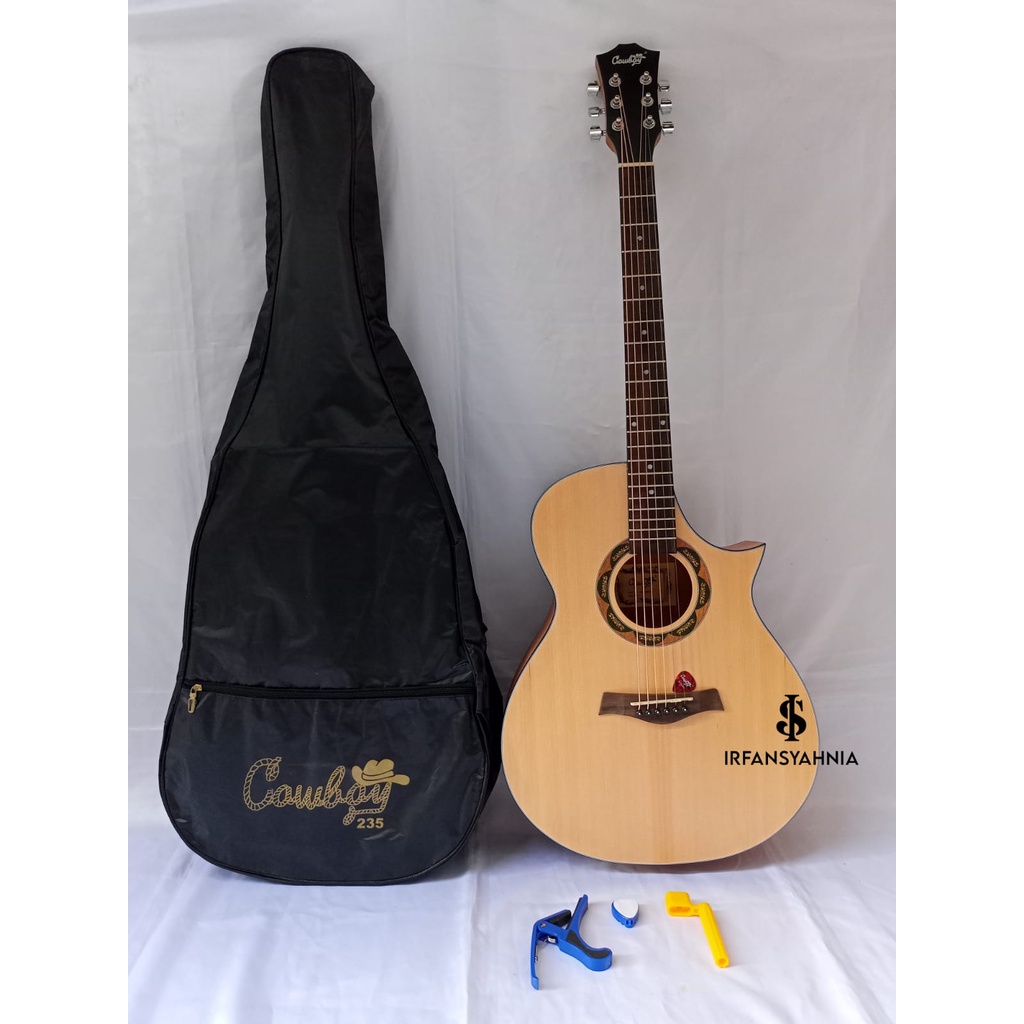 Gitar cowboy akustik cutway JW 235 ORIGINAL COWBOY gitar akustik