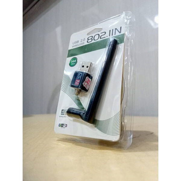 USB WIFI USB WIRELESS DONGLE 802.IIN + ANTENA  300MBPS