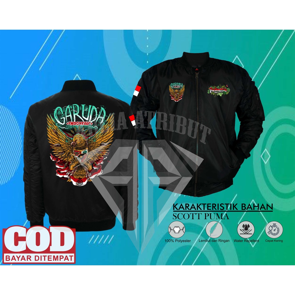 jaket bomber keren indonesia garuda