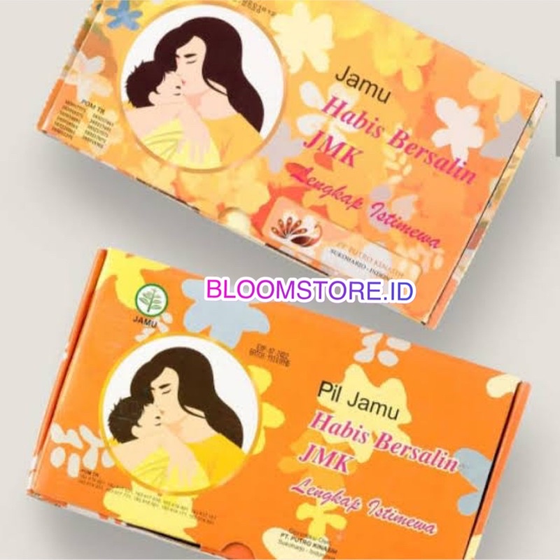 JMK Jamu Habis Bersalin Lengkap Komplit Istimewa Pil 20 40 Hari 40Hari 20hari Pasca Melahirkan Nifas Warisan Njoja Ny Ny. Ny.Meneer Nyonya Meneer Istimewa Asli Original untuk Ibu Setelah Melahirkan
