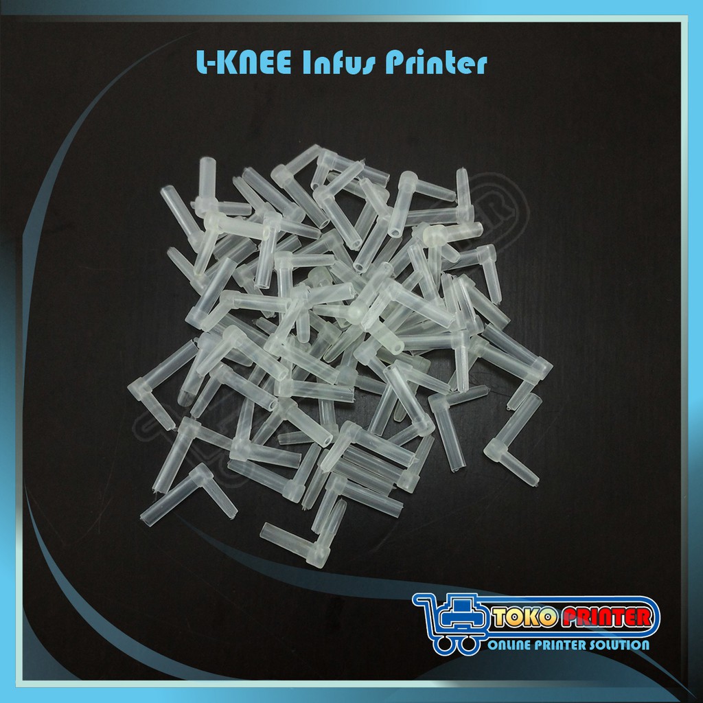 L-Knee untuk Infus Printer  (isi 100 Biji)