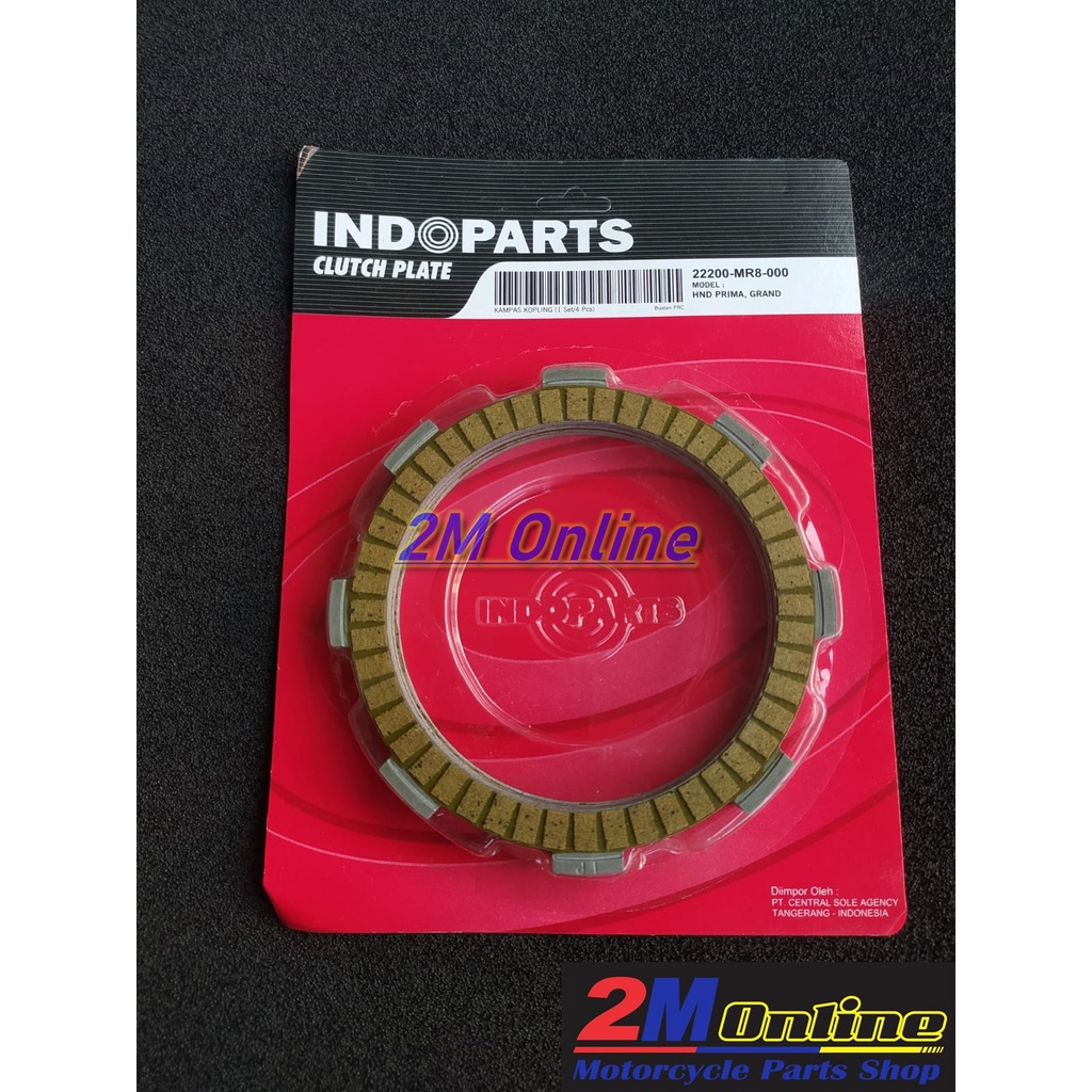 Mdr Kampas Kopling Grand Prima Merk Indopart 22200-MR8-000