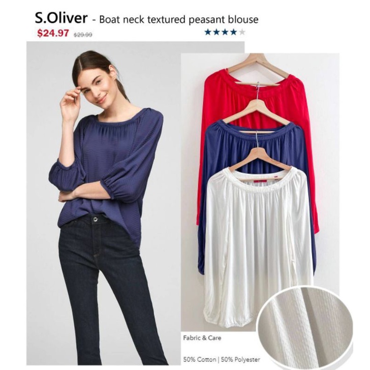 S*liver peasant blouse blouse// ada dua model