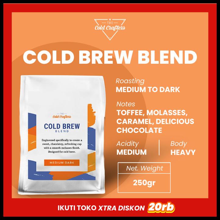 

Cold Crafters Signature Cold Brew Blend Roasted Coffee Beans