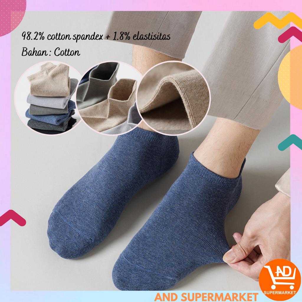 AND / COD / Kaos Kaki Polos Import Kaos Kaki Unisex Pendek Short Socks Kaus Kaki Fashion Semata Kaki Murah Kaos Kaki Wanita KK16