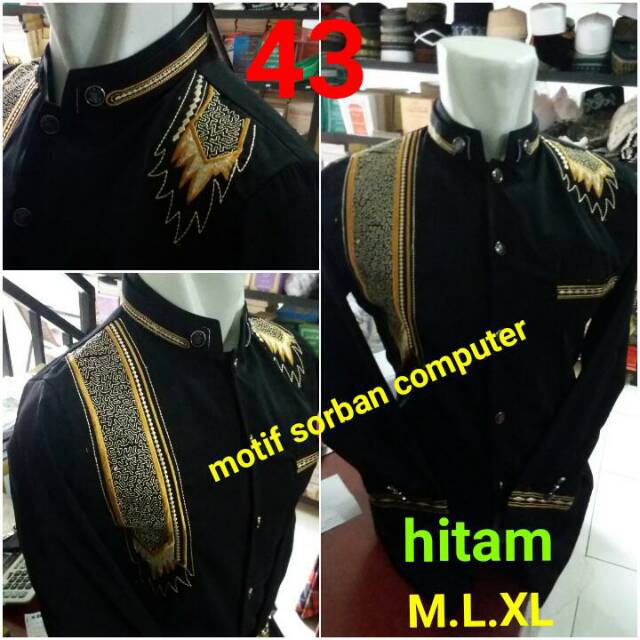 Jasko Bordir motif sorban mewah
