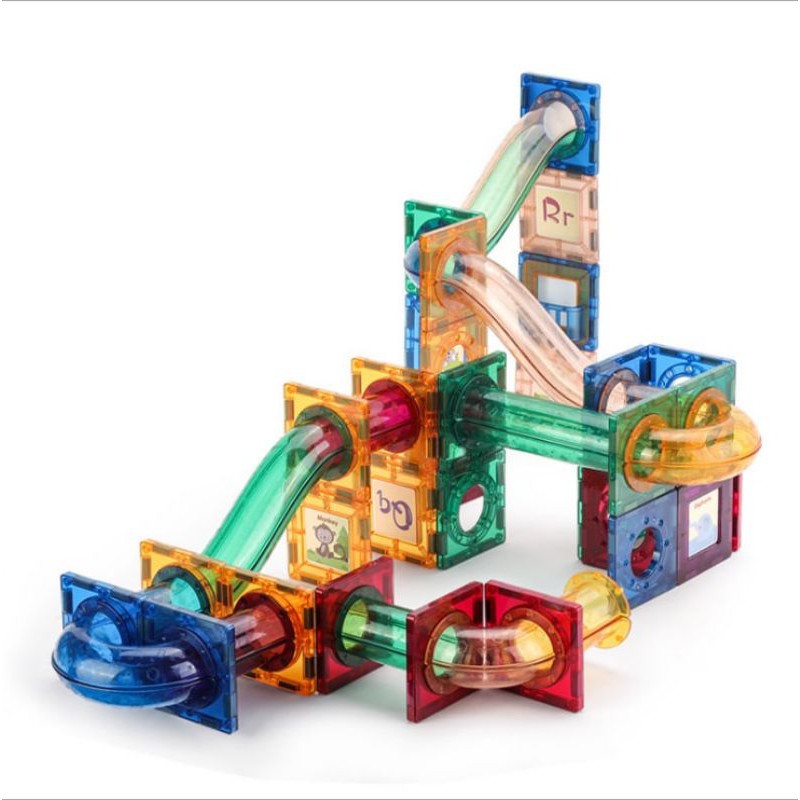 Magnatiles Magnetic Marble Run 123pcs