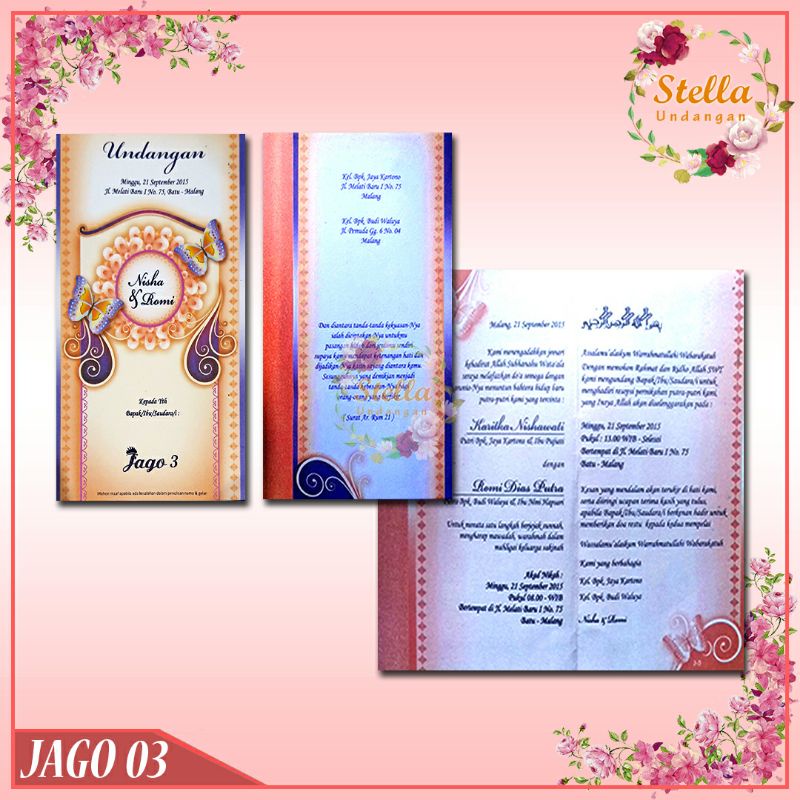 Blangko Undangan Jago 03/ Blangko Undangan Kosongan