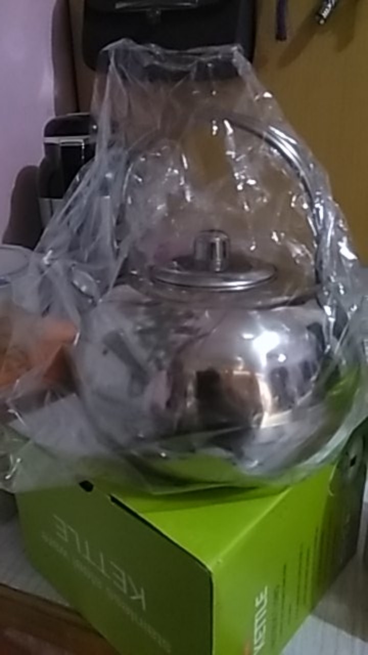 Ketel / Teko / Ceret / Tea Mini Pot Emas 18cm Stainless Plus Saringan
