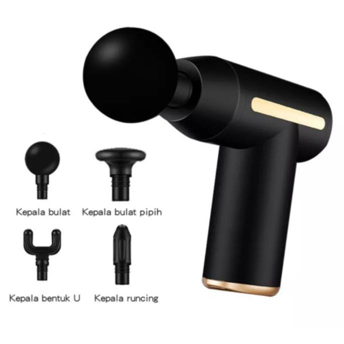 HAN RIVER Fascial Gun Massager Alat Pijat Elektrik Massage Gun Vibra - No Han River