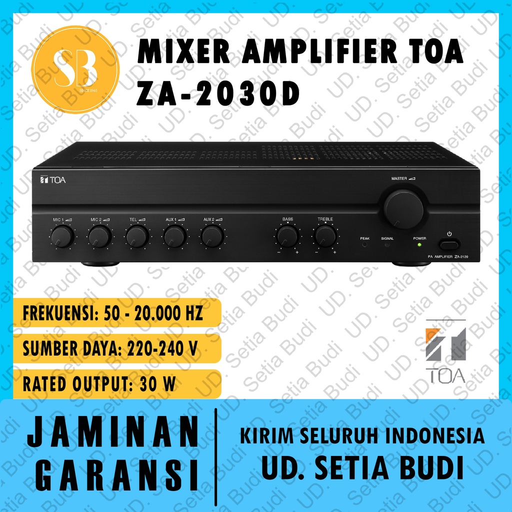 TOA Mixer Amplifier ZA-2030D Asli dan Bergaransi