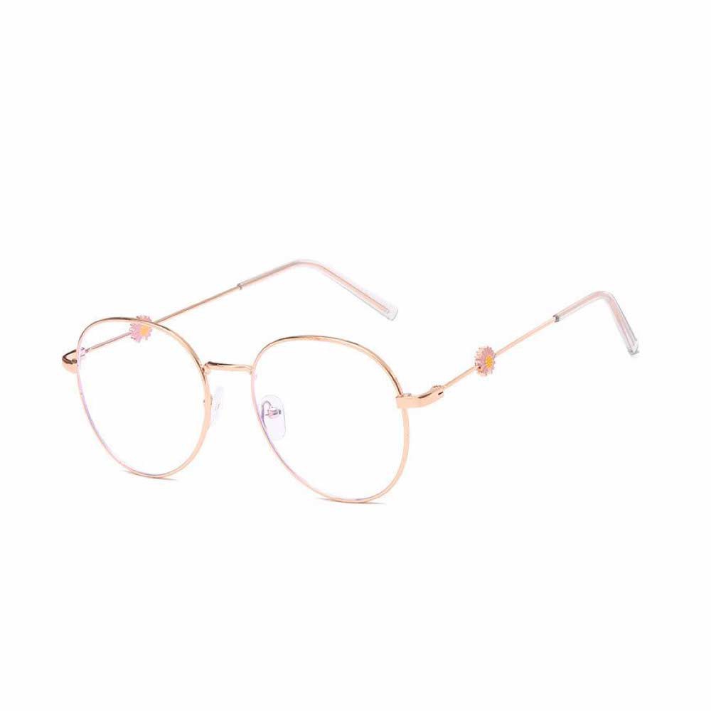 Kacamata Anti Radiasi [ Rose Gold ] Pria dan Wanita - Design Korea - HM616