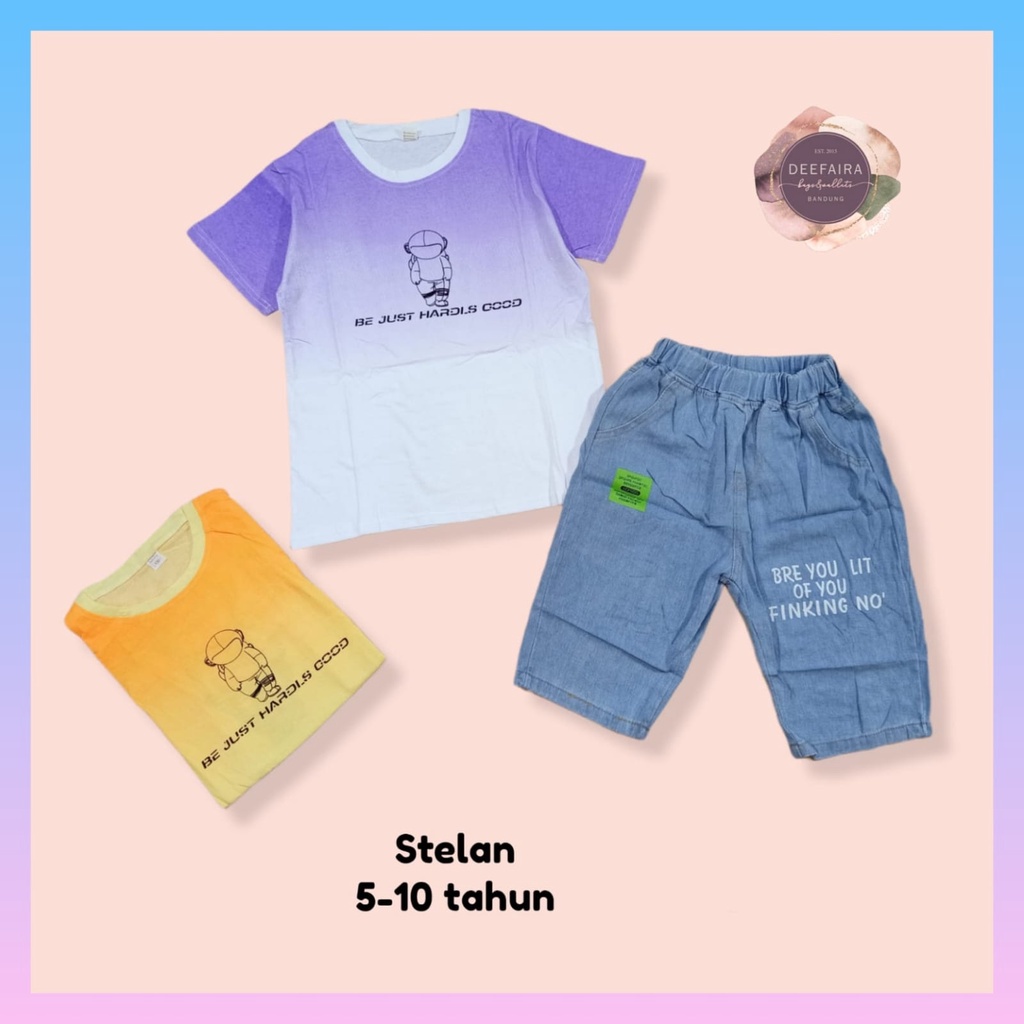 Baju Stelan Anak Laki Laki Gambar Ast0n0tt Cn21 Untuk Anak 5 - 10 Tahun