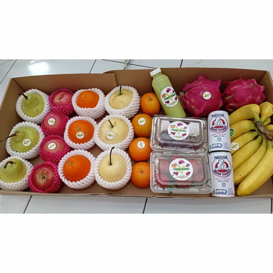 

Buah-buahan Fresh - Paket 4 Hampers Buah - Sehat Segar - Twins Fresh